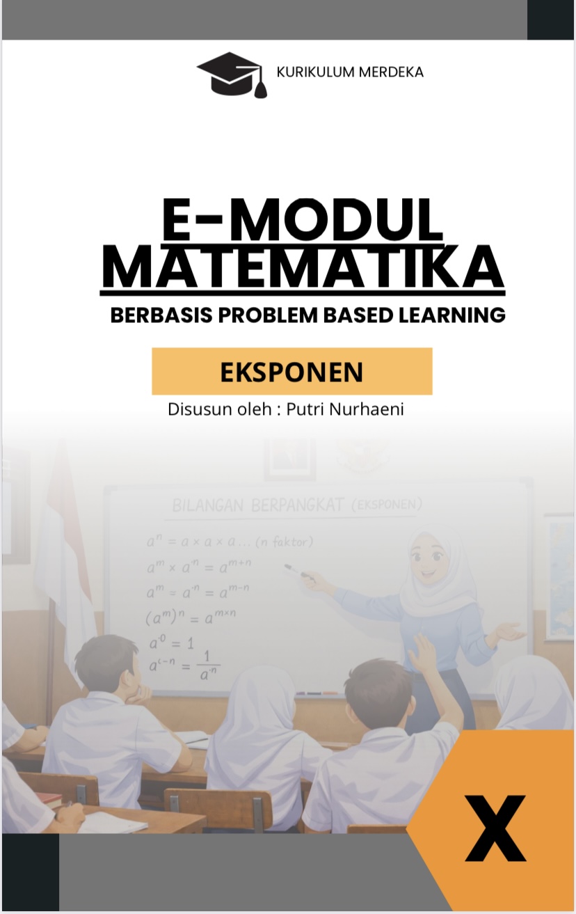 E-modul Berbasis Problem Based Learning pada Materi Eksponen